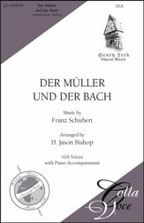 Der Muller und der Bach SSA choral sheet music cover